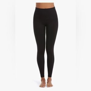 Spanx Black Seamless Leggings Size L
